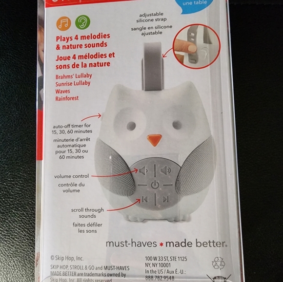 Skip Hop owl portable baby soother - Picture 2 of 2